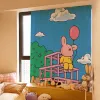 Curtains, home curtains, bedroom home Velcro curtain fabric, no need for drilling, installation, pasting, light-blocking, simple self-adhesive Application Scenario